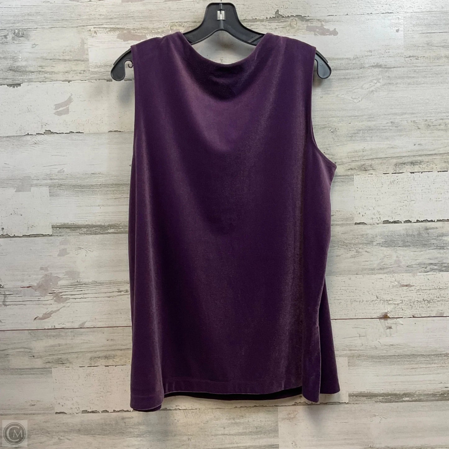 Top Sleeveless By J. Jill In Purple, Size: Xl
