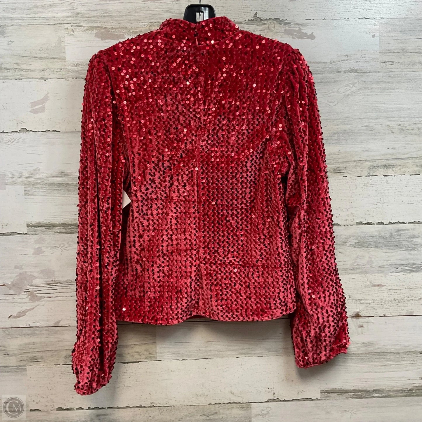 Top Long Sleeve By Sanctuary In Red, Size: L