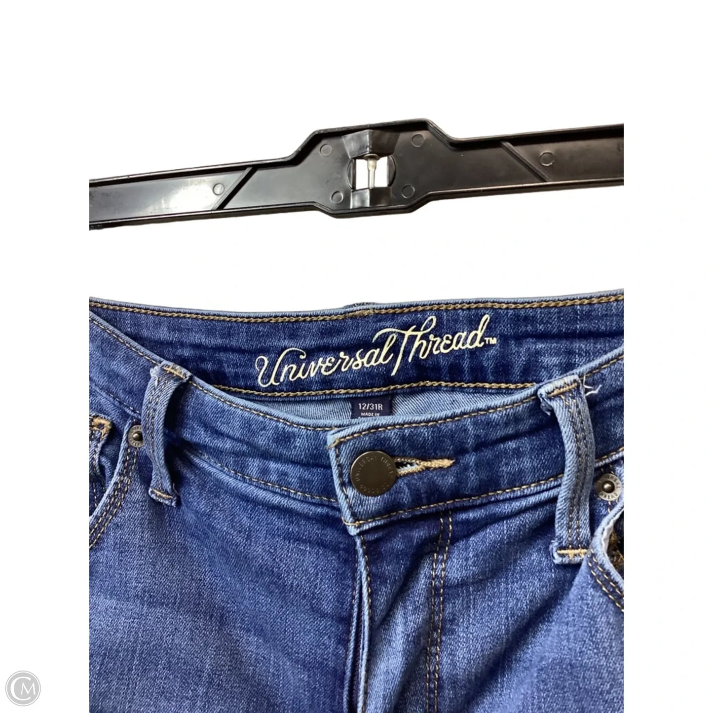 Jeans Skinny By Universal Thread In Blue, Size: 12