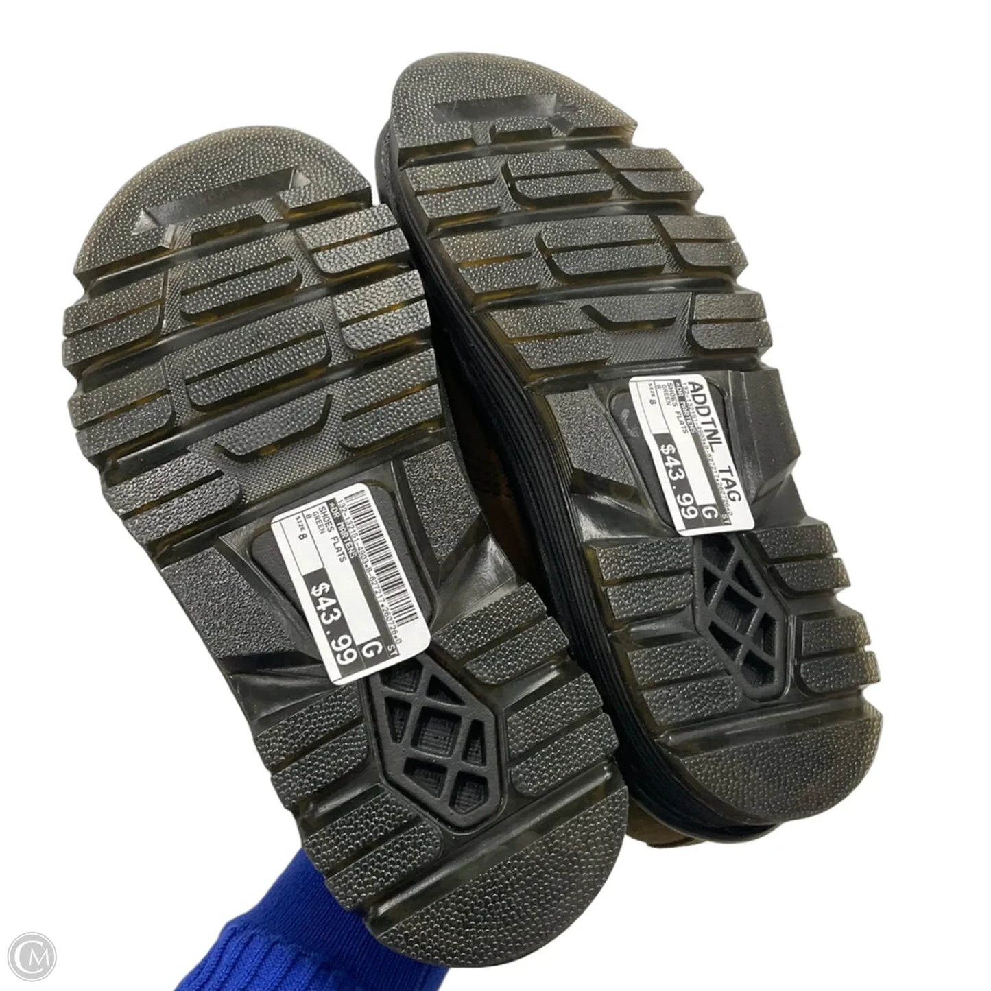 Shoes Flats By Dr Martens In Green, Size: 8