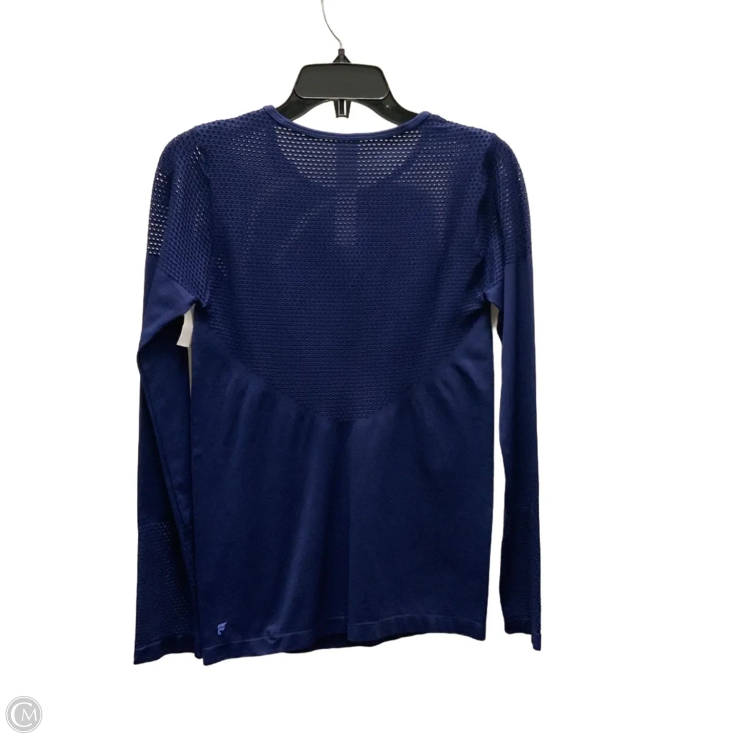 Athletic Top Long Sleeve Crewneck By Fabletics In Blue, Size: M
