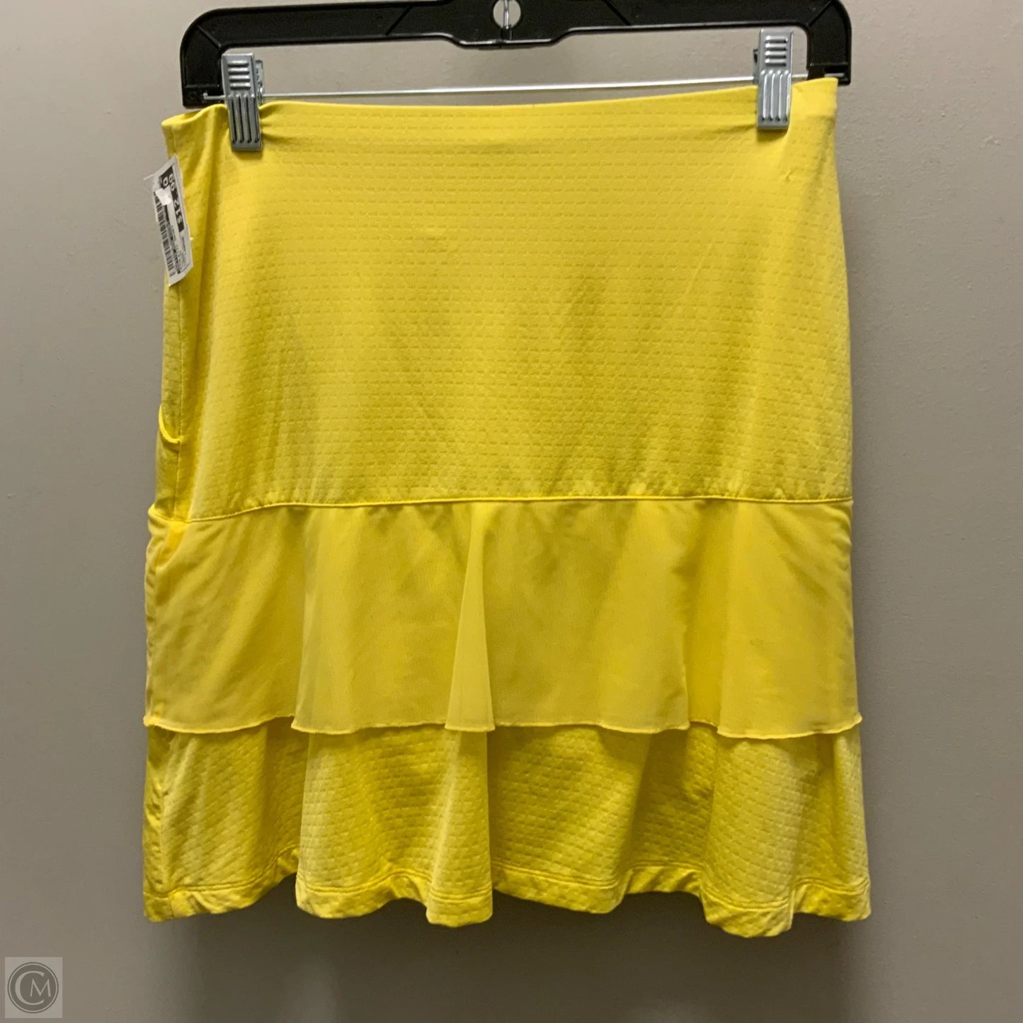 Athletic Skort By Bette And Court In Yellow, Size: Large