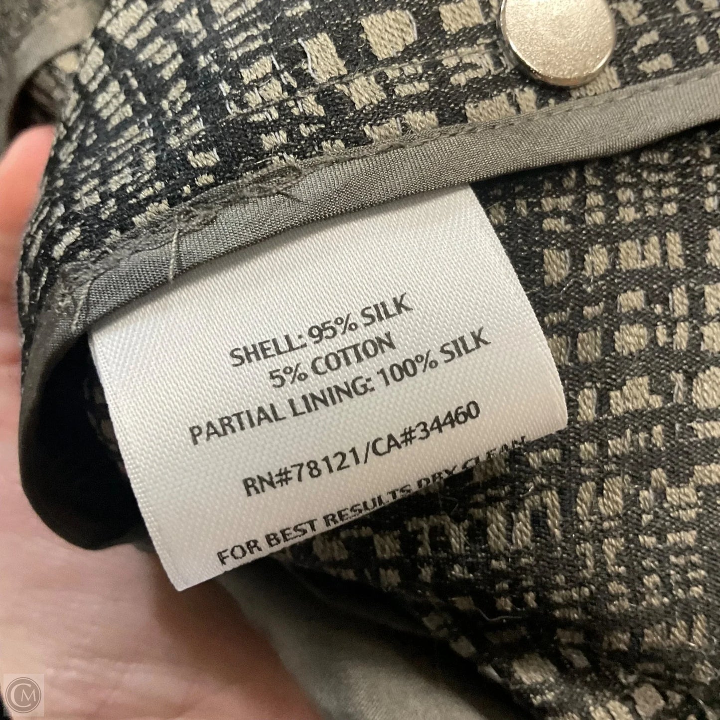 Jacket Other By Eileen Fisher In Green, Size: L