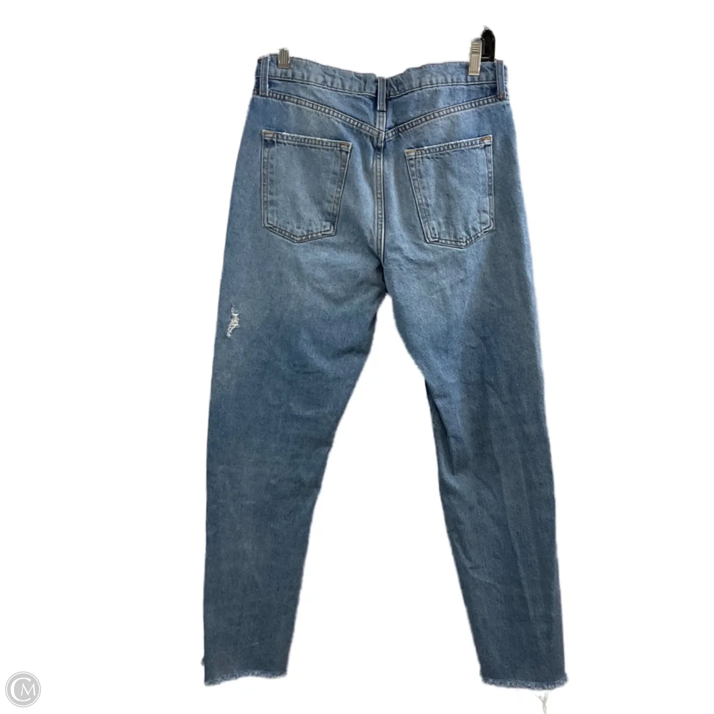 Jeans Straight By Free People In Blue Denim, Size: 6