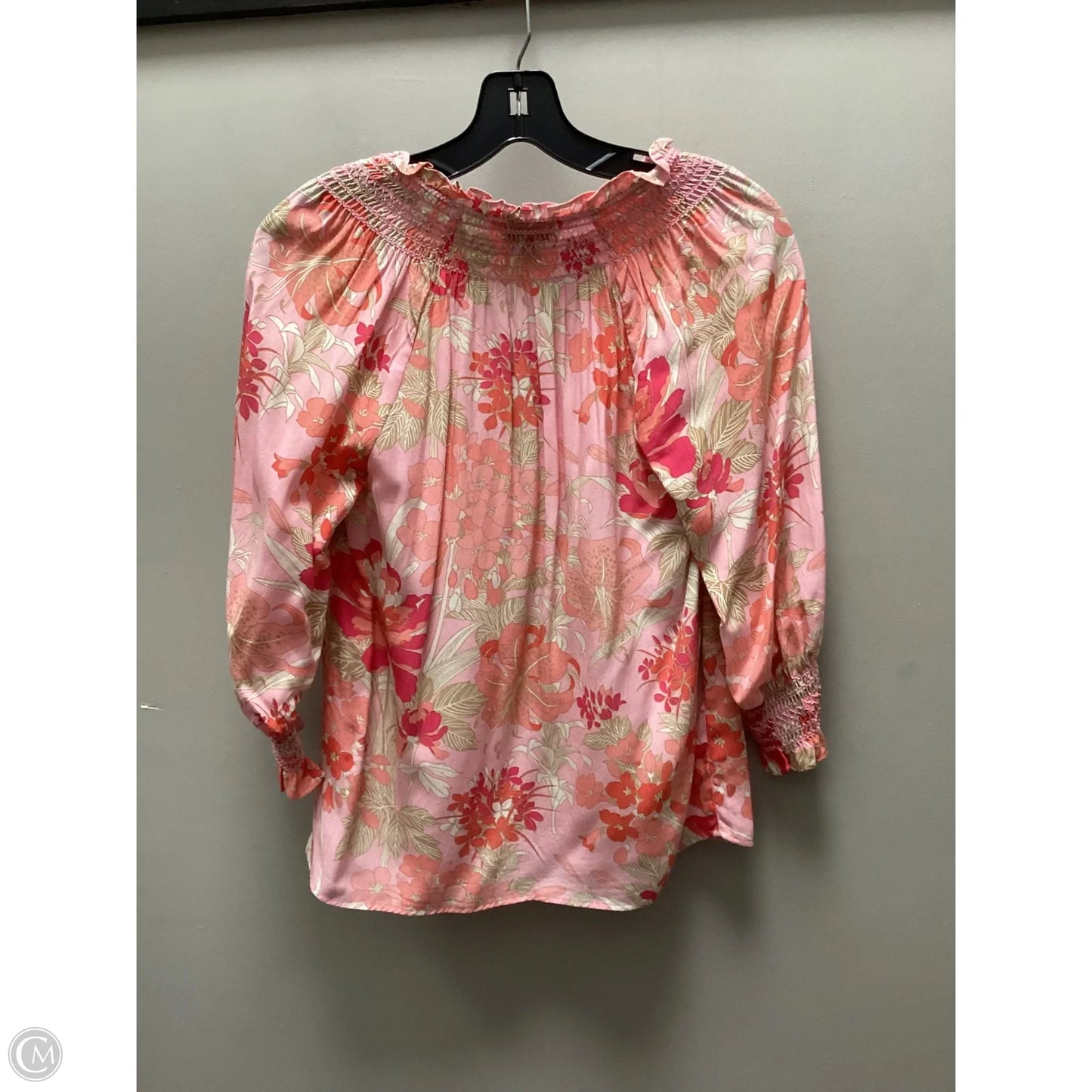 Top 3/4 Sleeve By Talbots In Pink, Size: Xsp