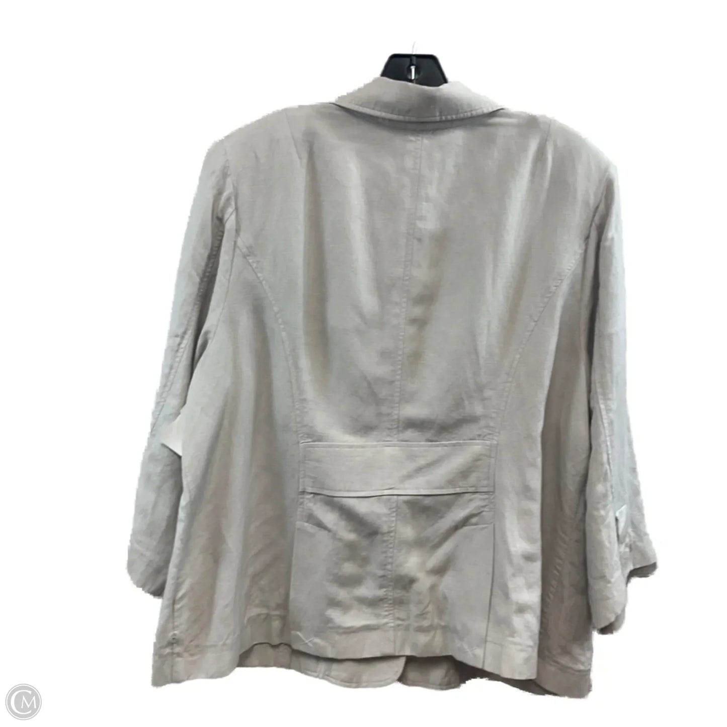 Blazer By Cj Banks In Grey, Size: 1x