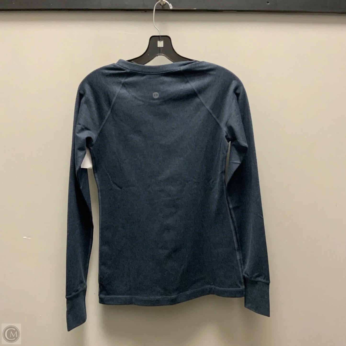 Athletic Top Long Sleeve Crewneck By Eddie Bauer In Blue, Size: Xs