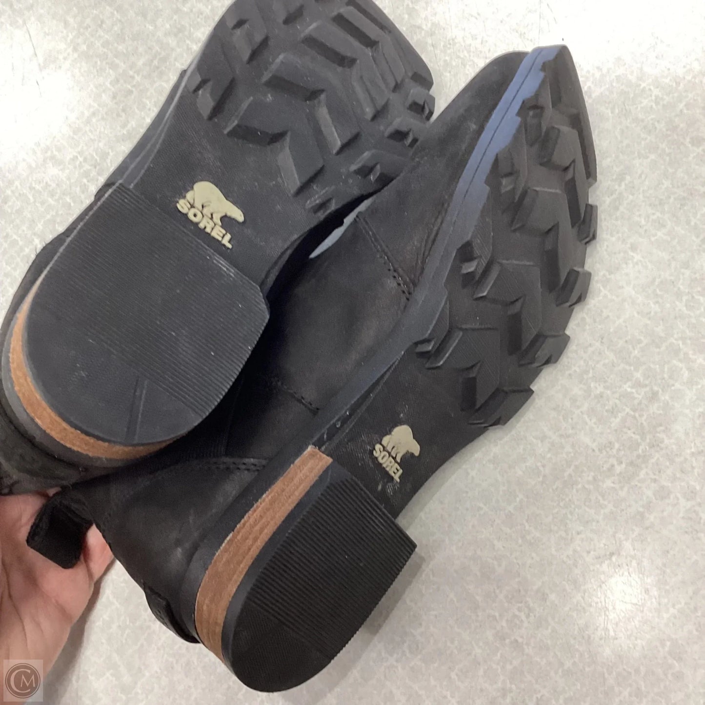 Boots Ankle Flats By Sorel In Black, Size: 9.5