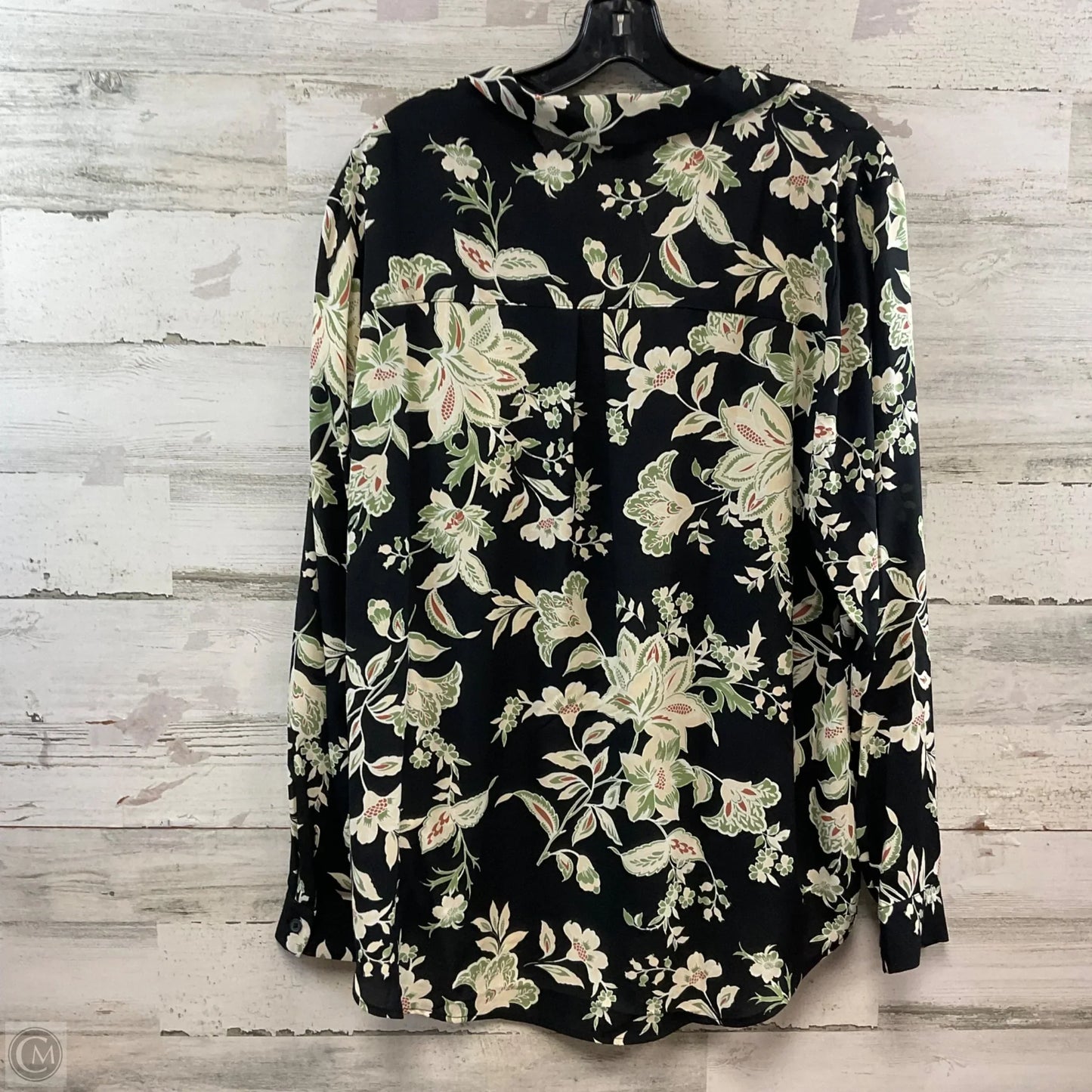 Blouse Long Sleeve By Maurices In Black, Size: Xxl