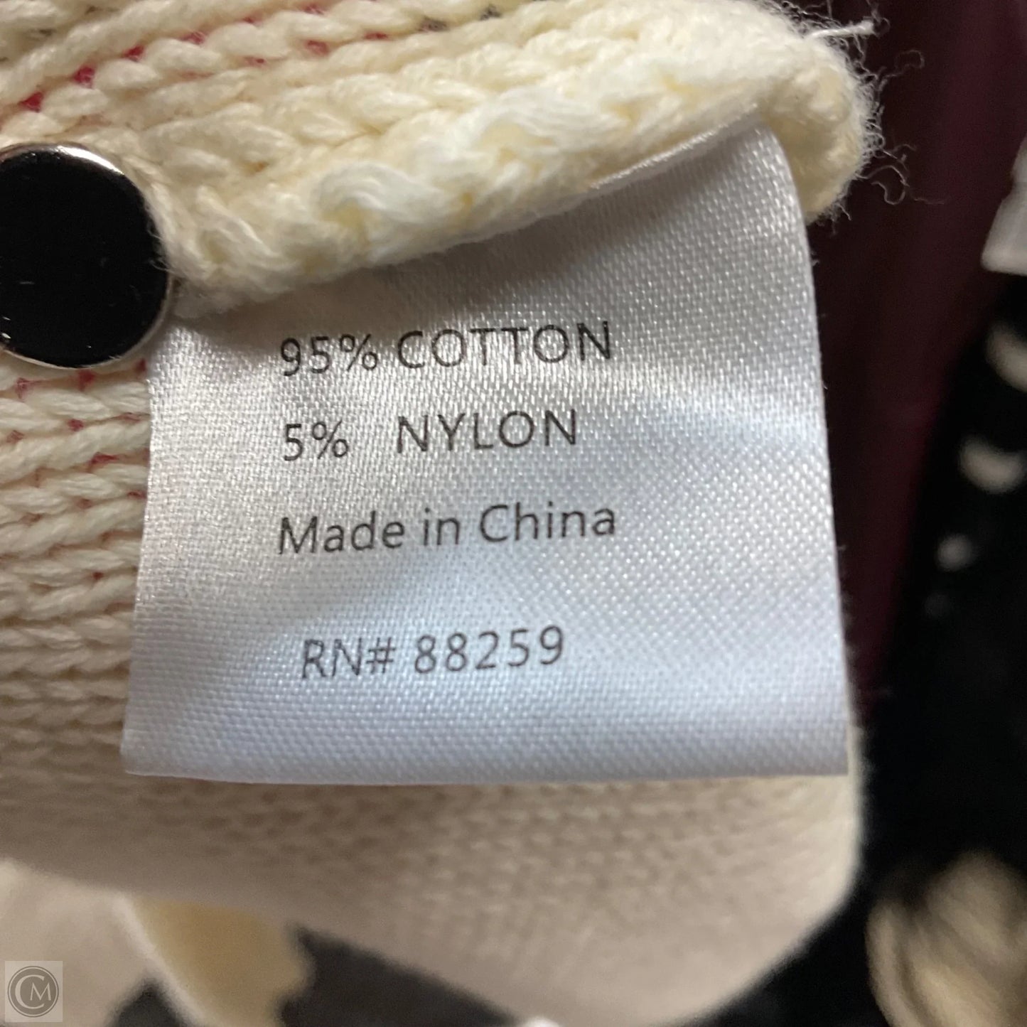 Sweater By Subtle Luxery In Cream, Size: Xs / S