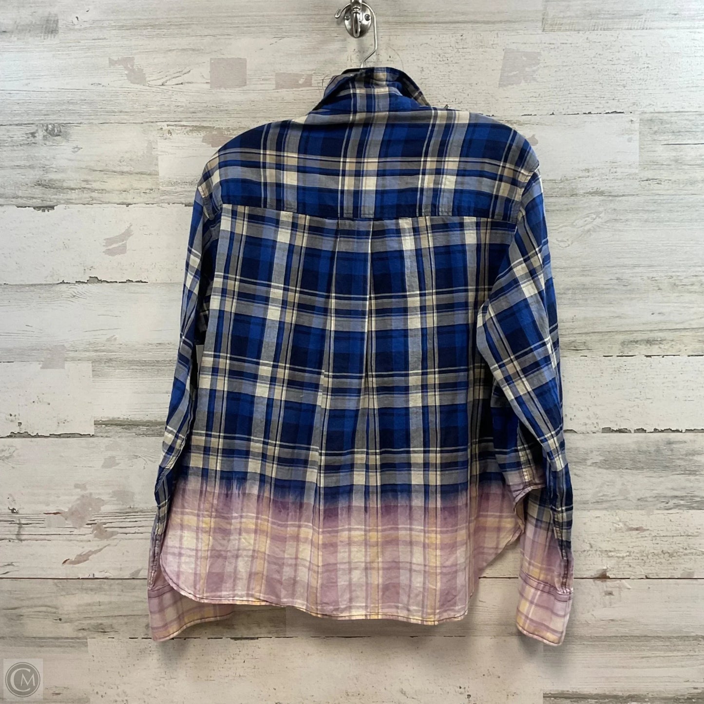 Top Long Sleeve By Rag And Bone In Blue, Size: S