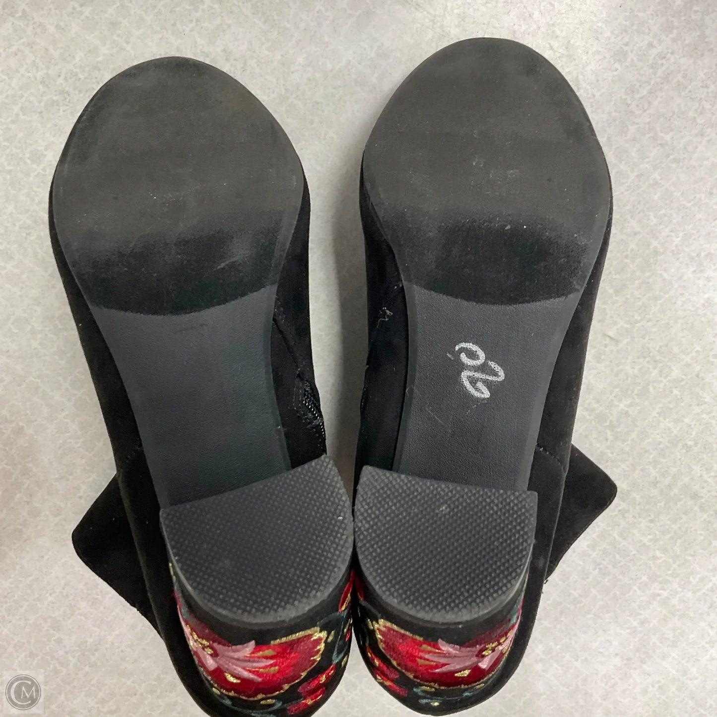 Boots Ankle Heels By Report In Black, Size: 8.5