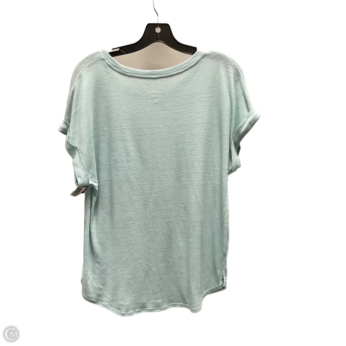Top Short Sleeve Basic By A New Day In Green, Size: L