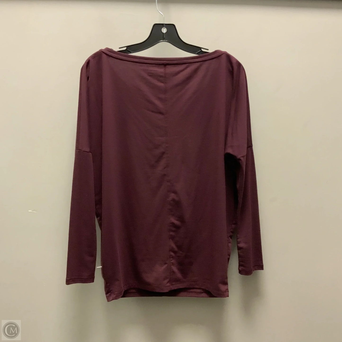 Athletic Top Long Sleeve Crewneck By Athleta In Maroon, Size: Xs