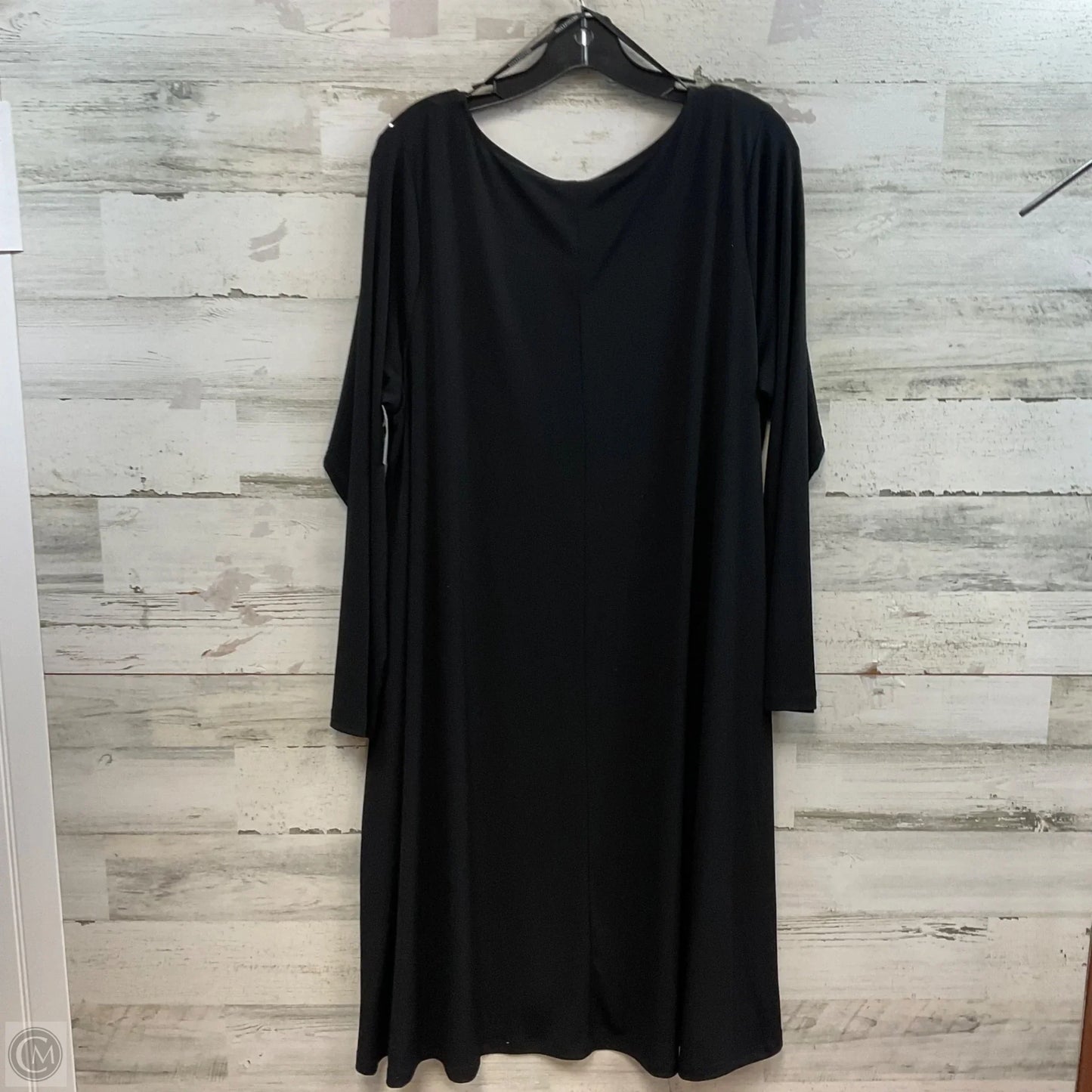 Dress Party Short By Nina Leonard In Black, Size: 1x