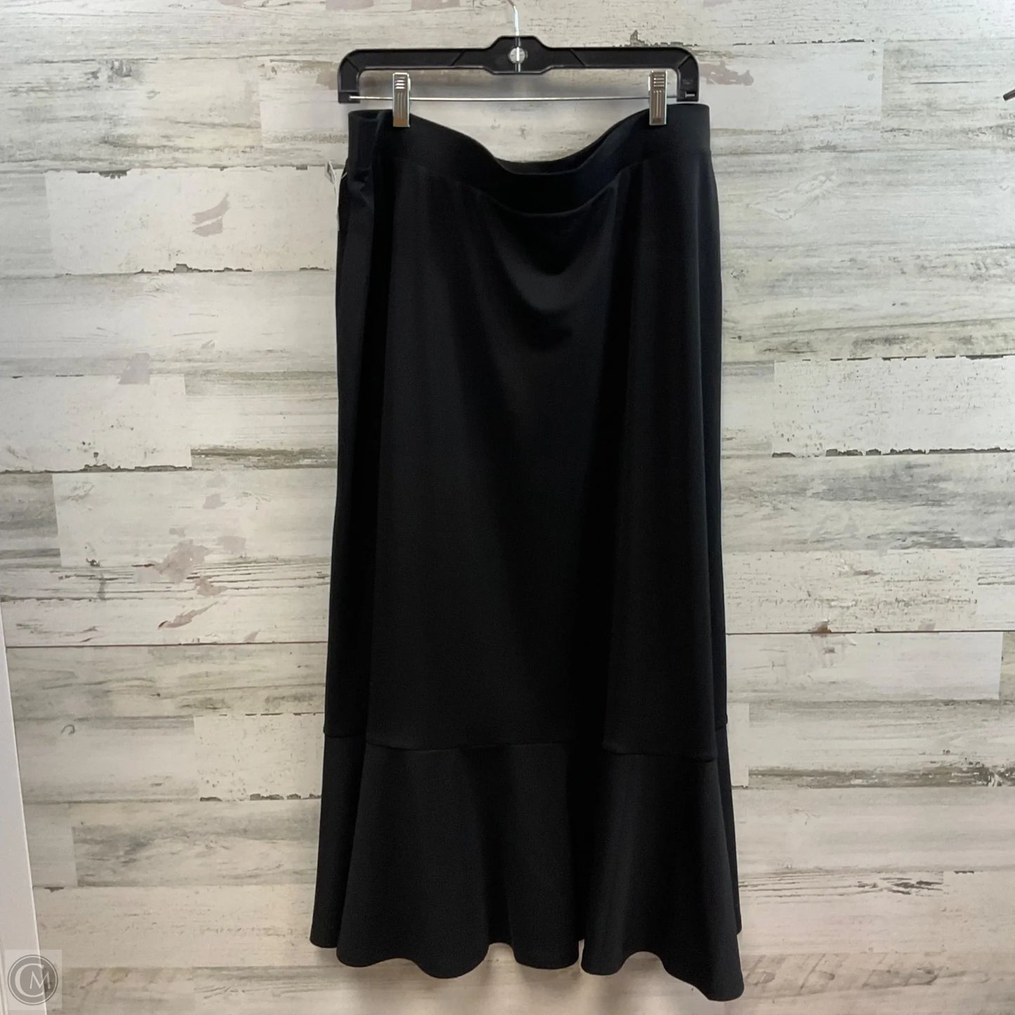 Skirt Maxi By Talbots In Black, Size: 2x petite