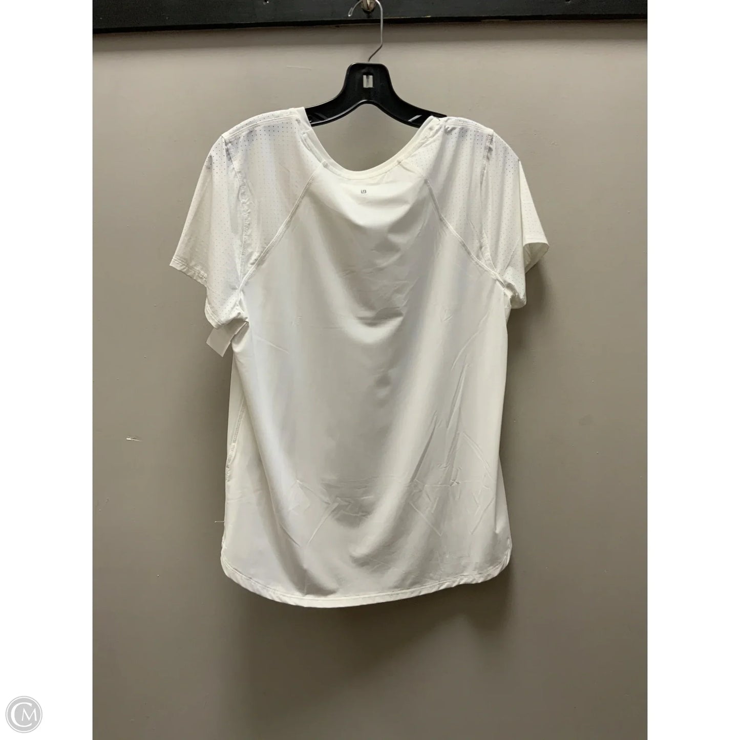 Athletic Top Short Sleeve By Ideology In White, Size: L