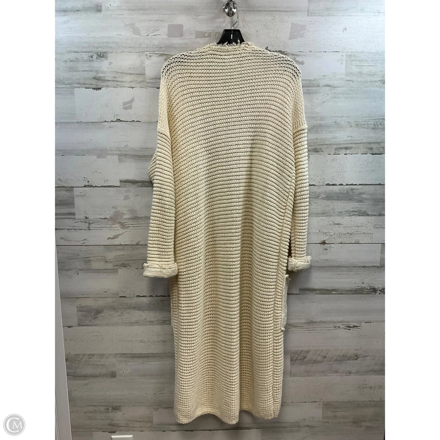 Sweater Cardigan By Free People In Cream, Size: L