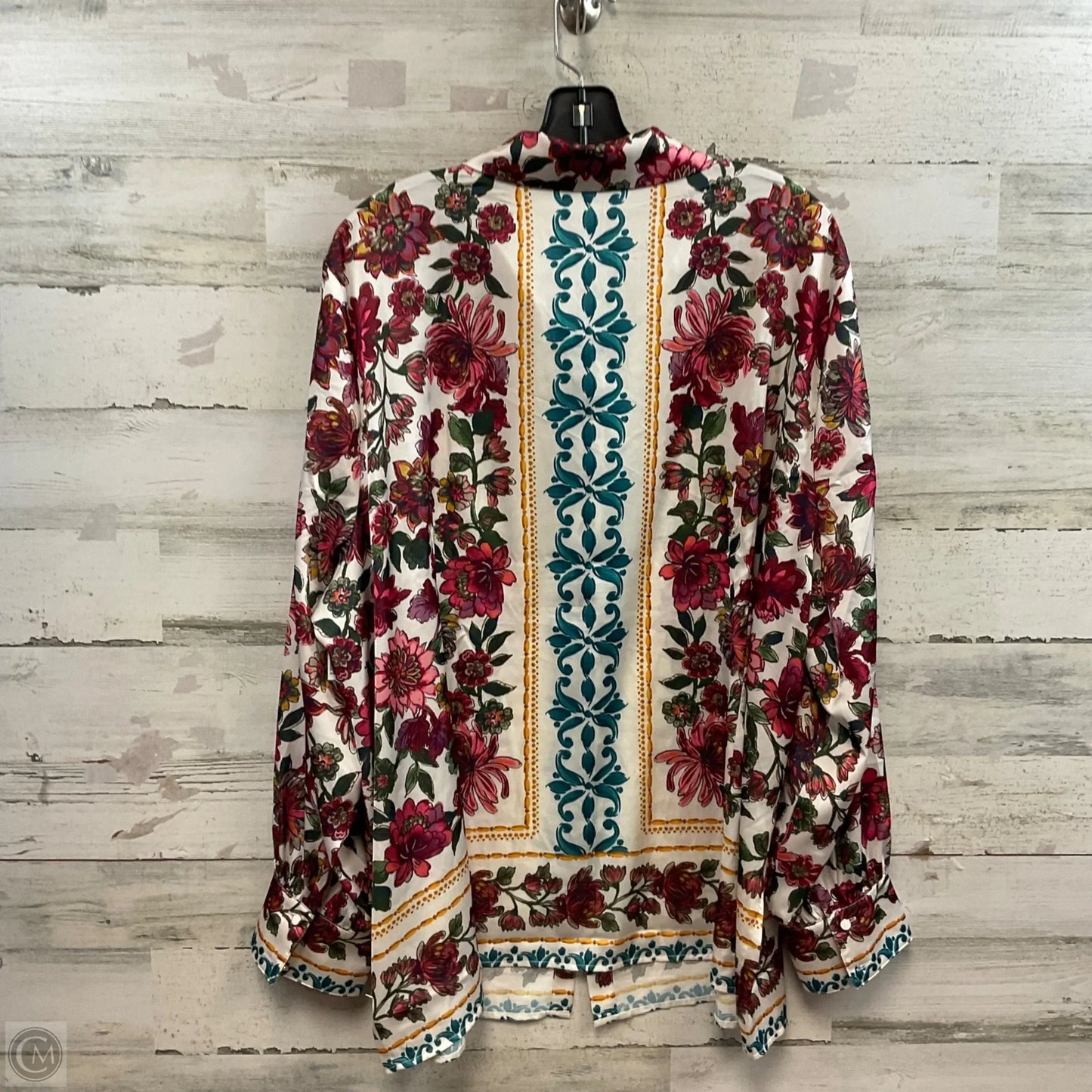 Blouse Long Sleeve By Talbots In Pink, Size: 3x