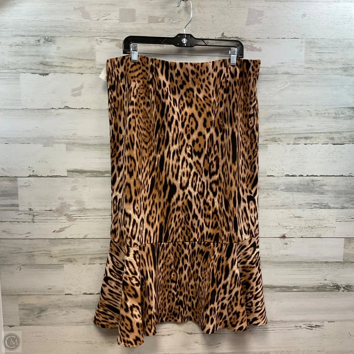 Skirt Midi By MESSINI In Animal Print, Size: Xl