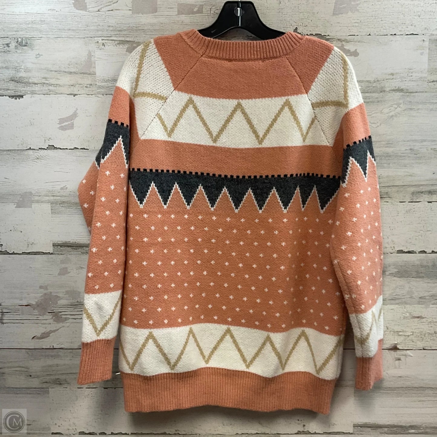 Sweater By Mazik In Peach, Size: S
