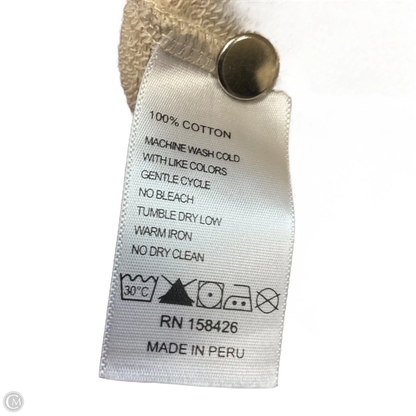 Sweatshirt Crewneck By LEALLO In Tan, Size: L