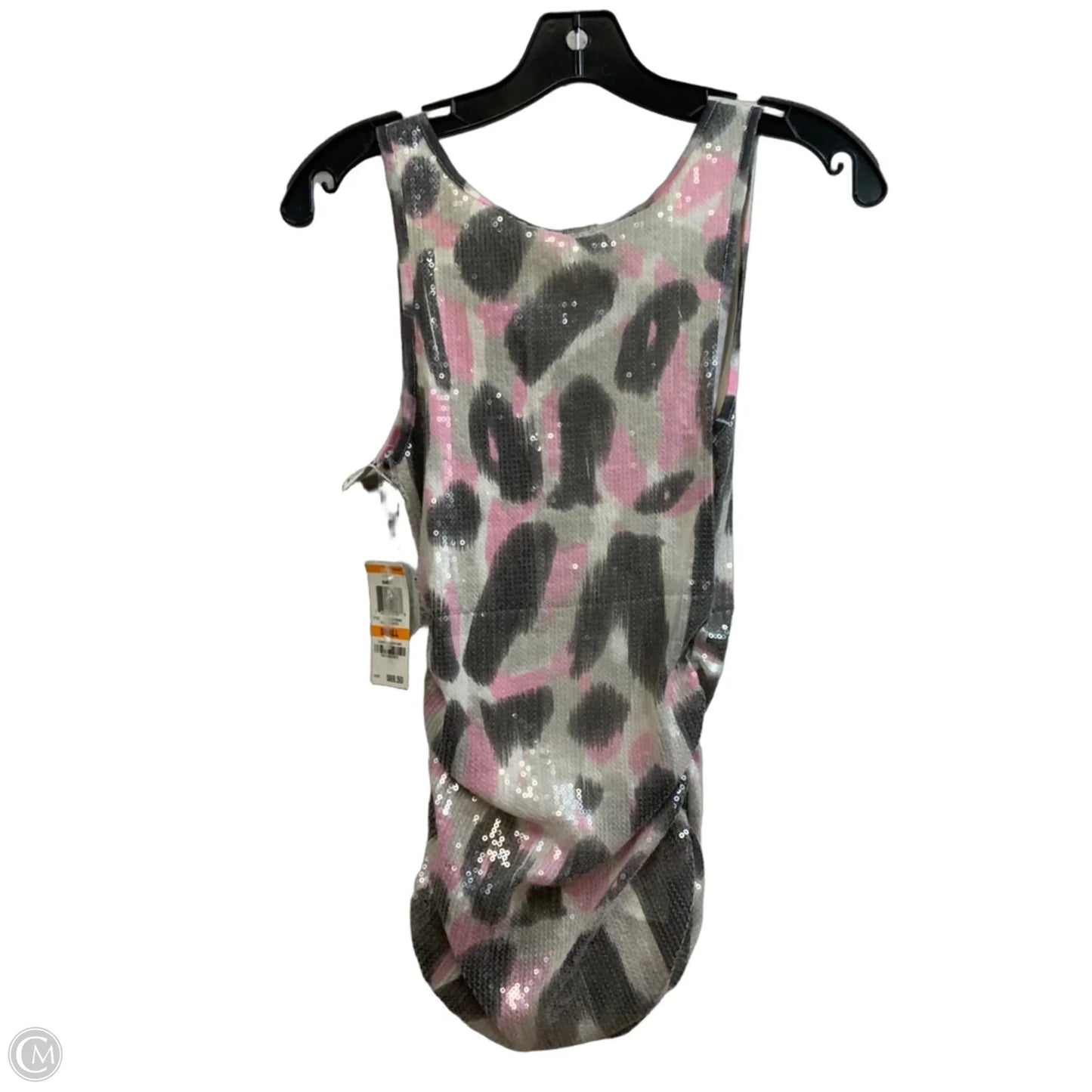 Top Sleeveless By Inc In Grey & Pink, Size: S
