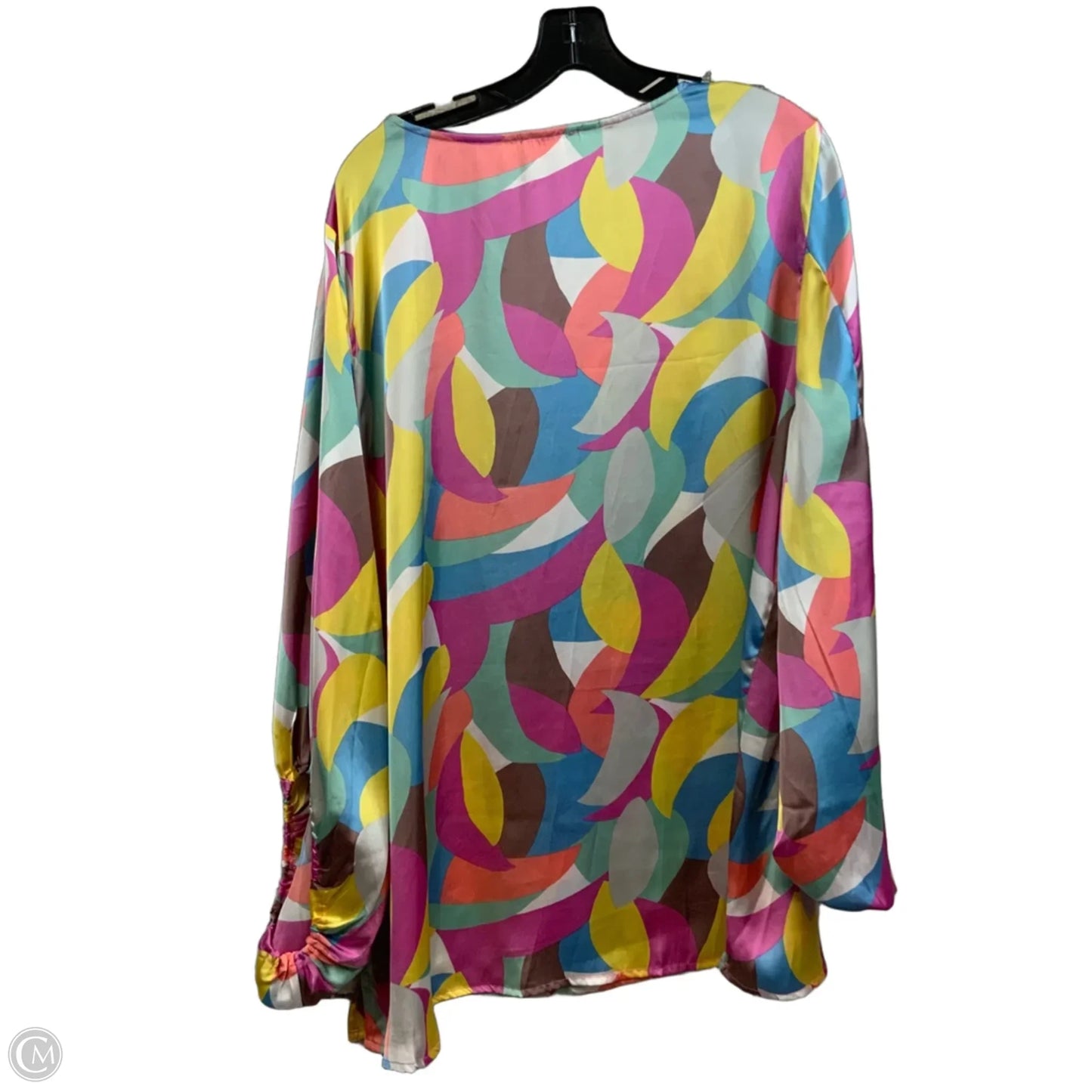 Top Short Sleeve By Oddi In Pink, Size: 3x