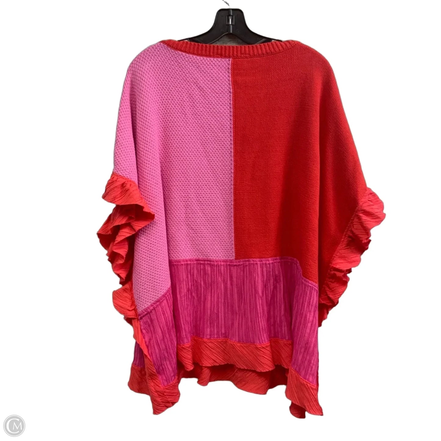 Sweater Short Sleeve By Davi & Dani In Orange, Size: 3x