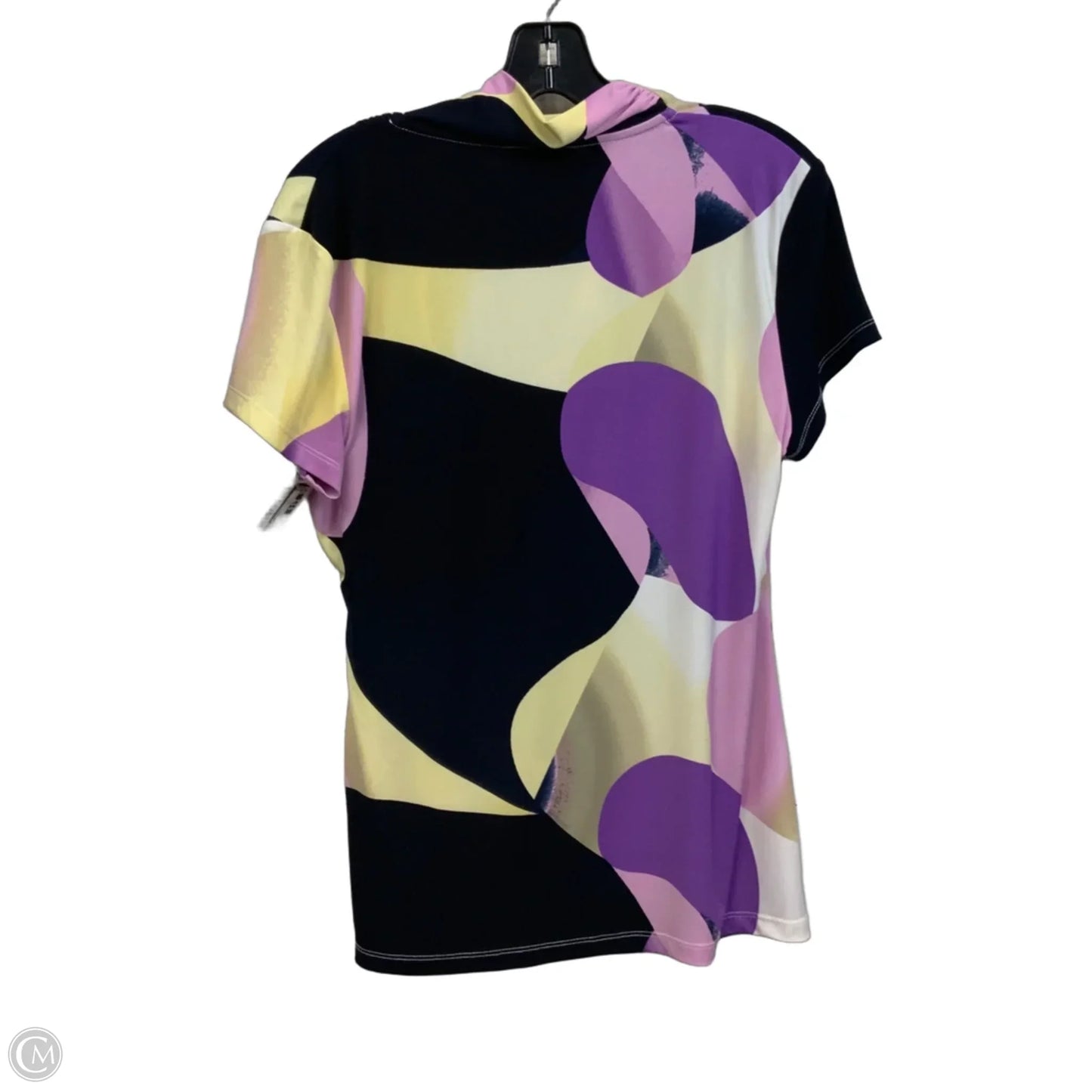 Top Short Sleeve By Dkny In Purple, Size: L