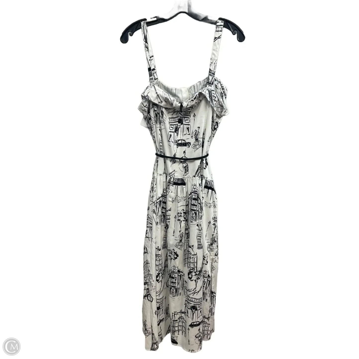 Dress Designer By Karl Lagerfeld In White, Size: XL