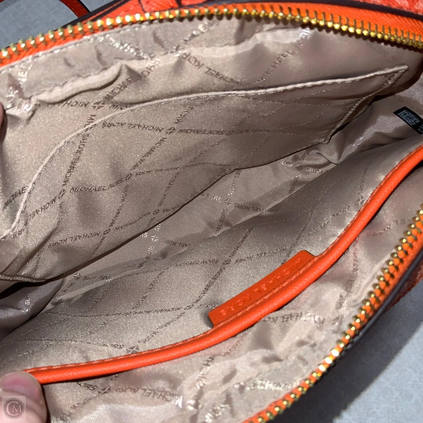 Crossbody Designer By Michael Kors, Size: Medium