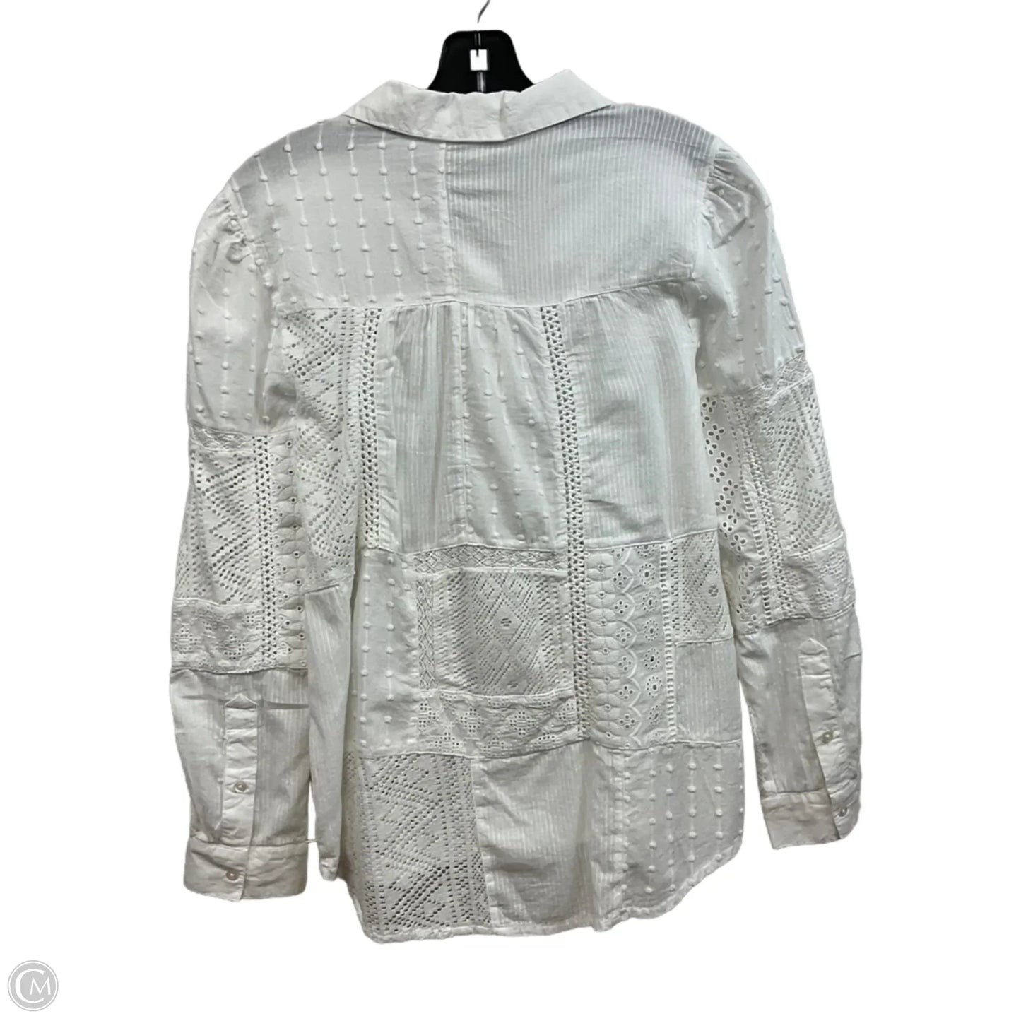 Blouse Long Sleeve By Sundance In White, Size: Xs