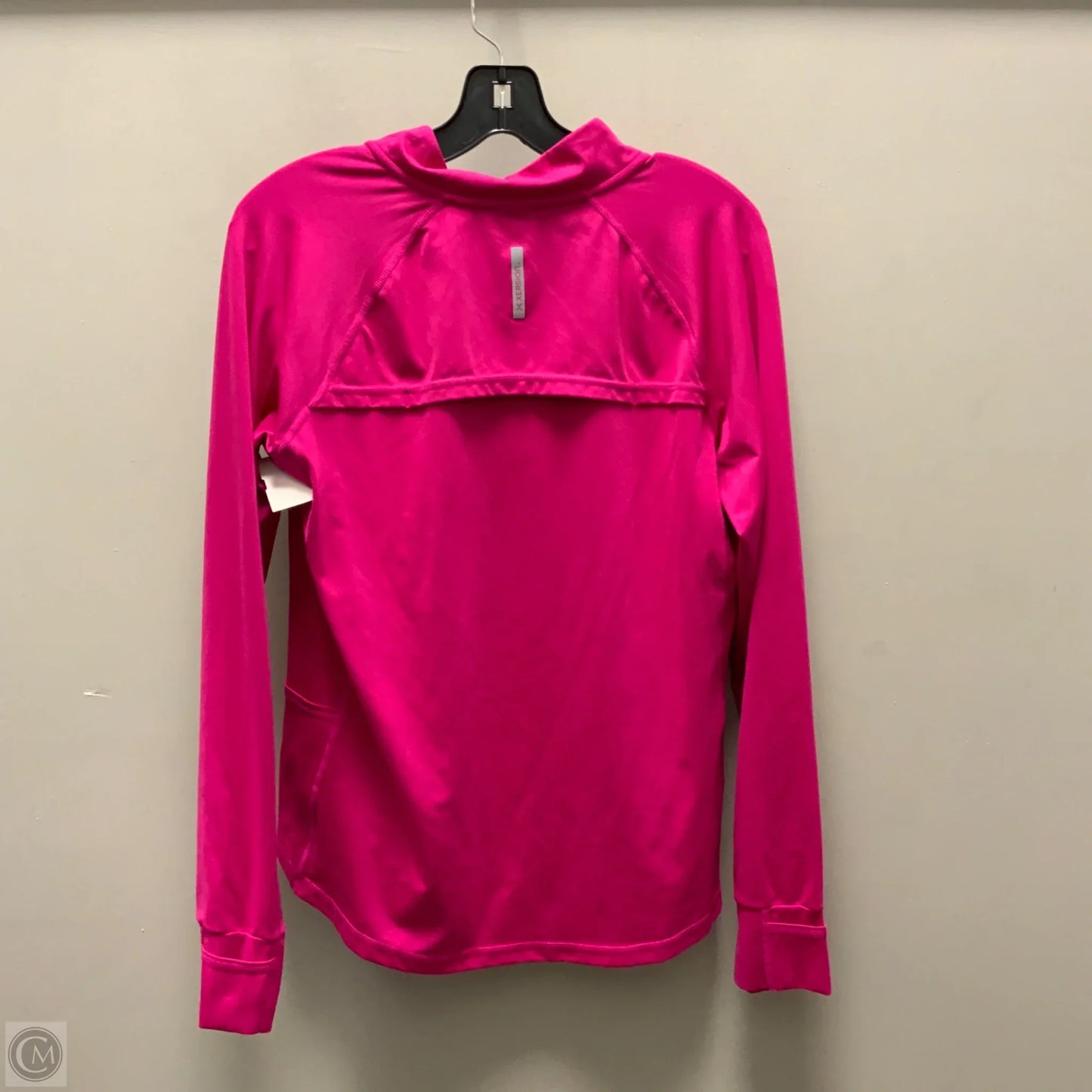 Athletic Top Long Sleeve Collar By Xersion In Pink, Size: L