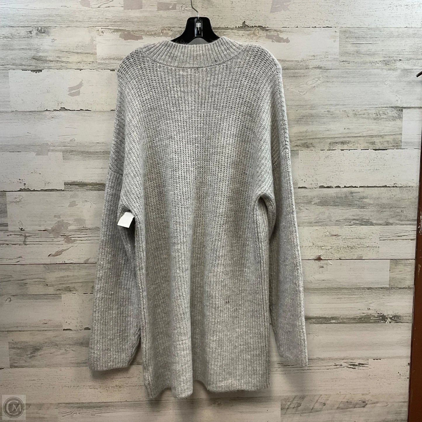Dress Sweater By Miami In Grey, Size: L