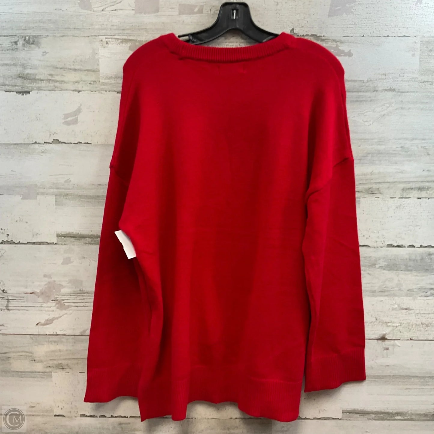 Sweater By Tahari In Red, Size: Xl