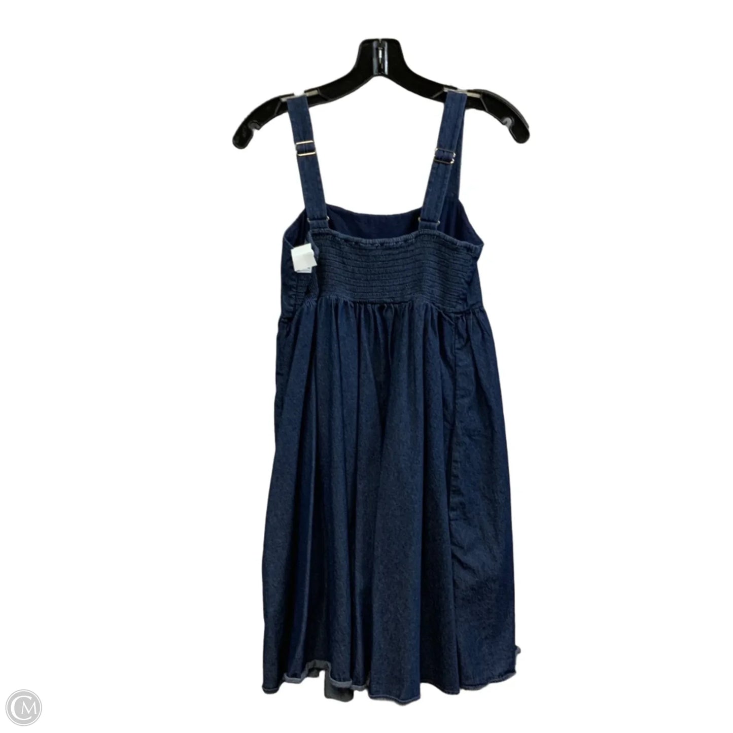 Dress Designer By Kate Spade In Blue Denim, Size: S