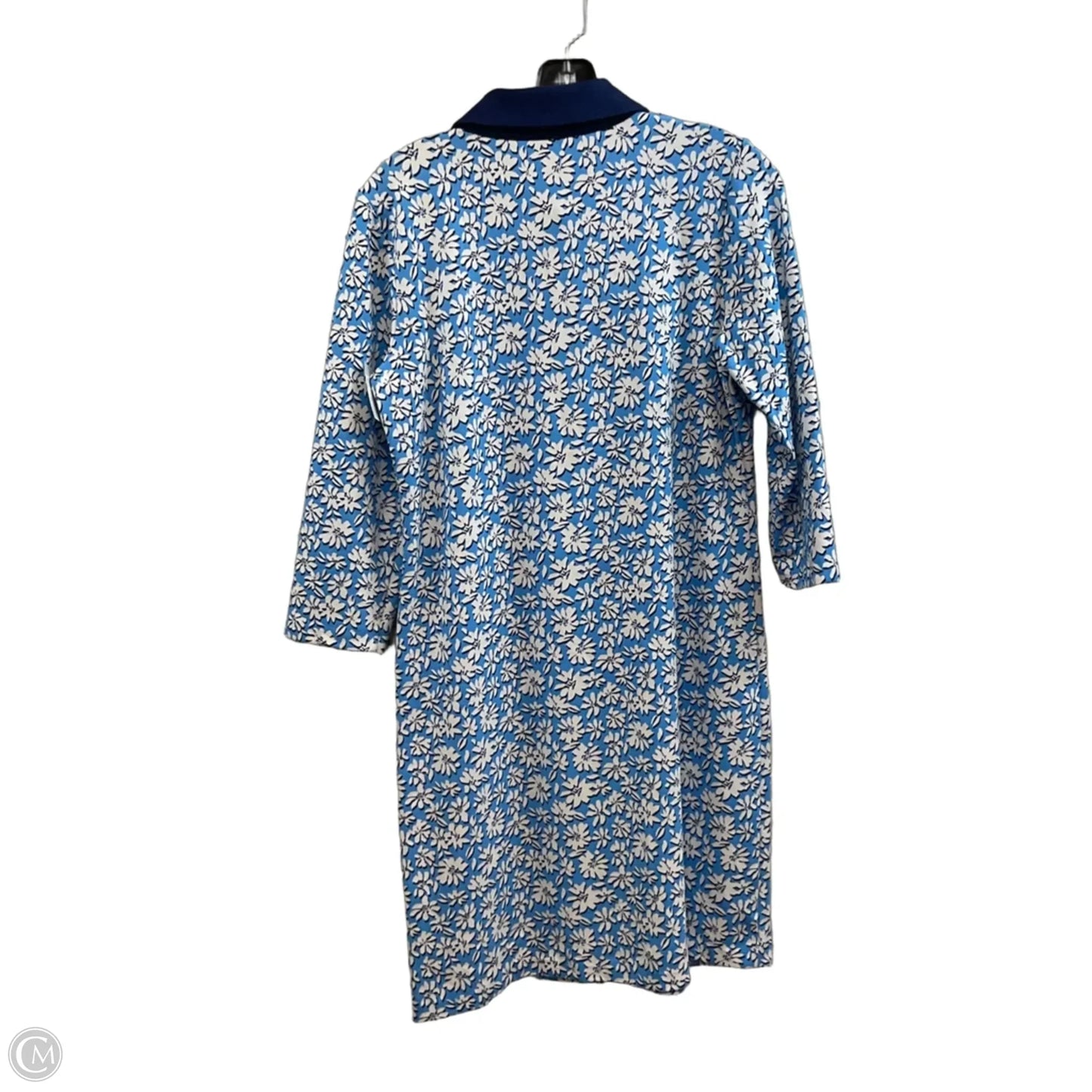 Dress Casual Midi By Lilly Pulitzer In Blue, Size: L