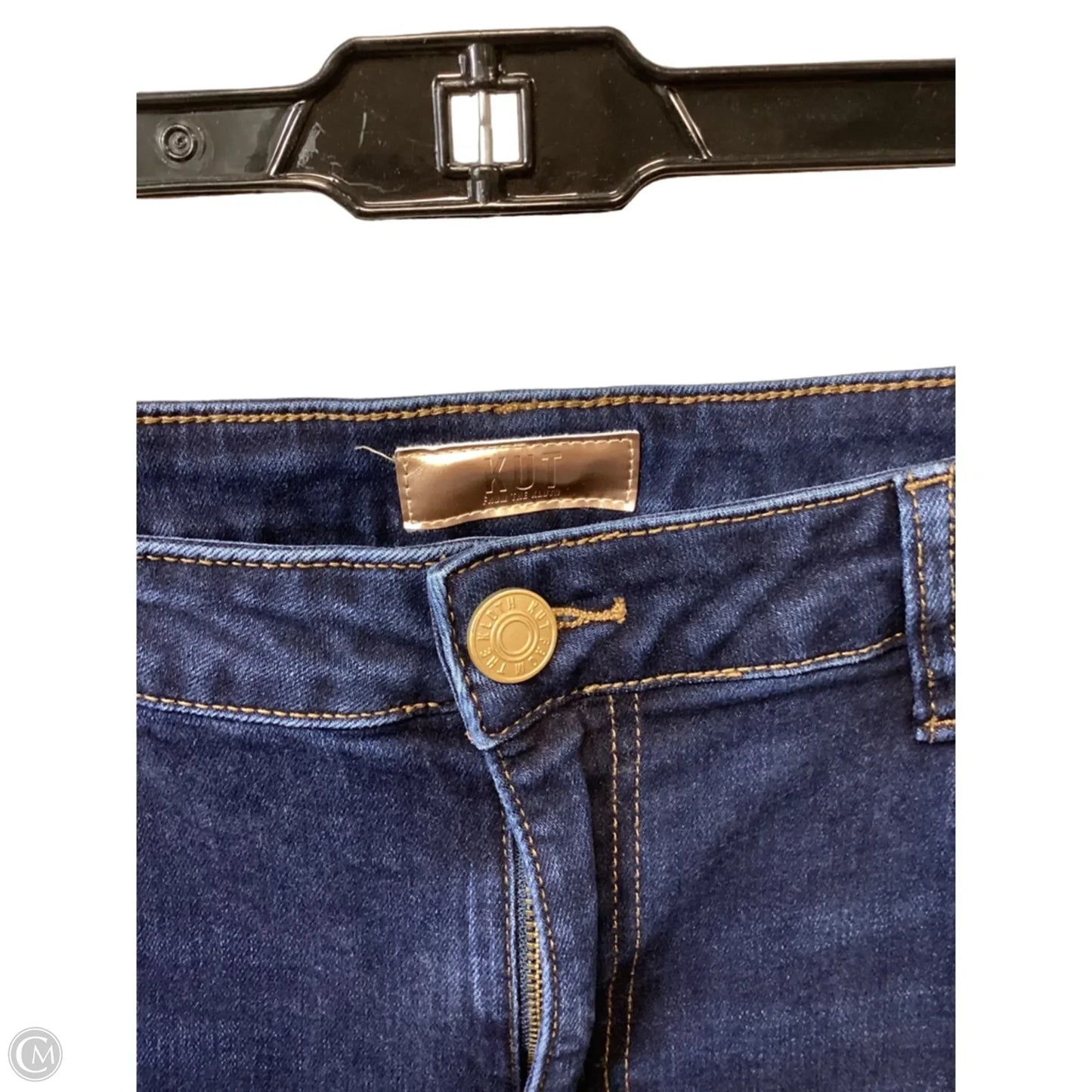 Jeans Wide Leg By Kut In Blue Denim, Size: 12