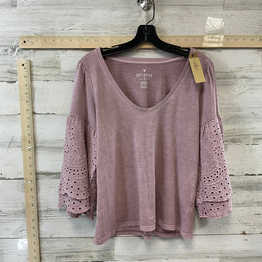 Top 3/4 Sleeve By American Eagle  Size: M