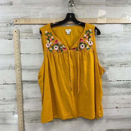 Top Sleeveless By J. Crew  Size: 2x