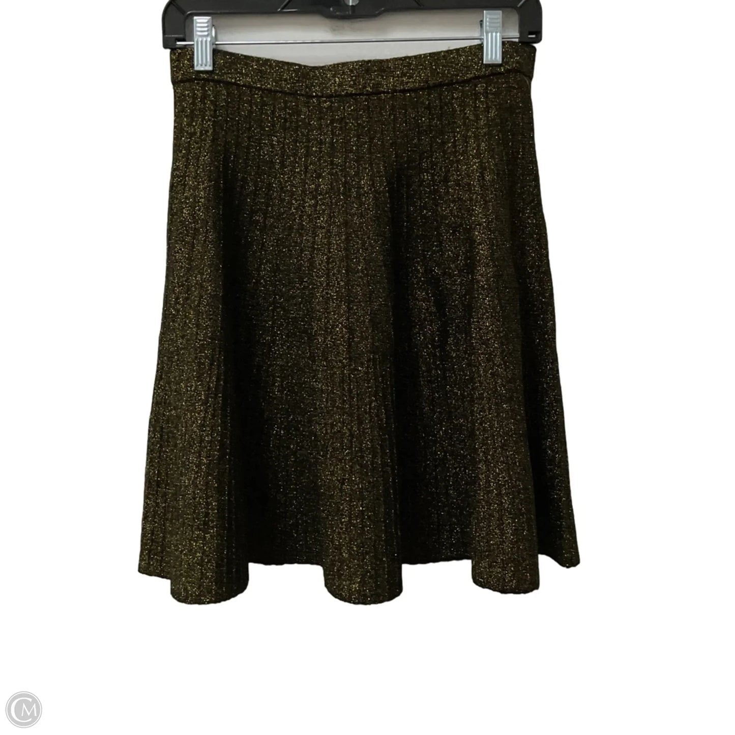 Skirt Mini & Short By Carmen By Carmen Marc Valvo In Gold, Size: M