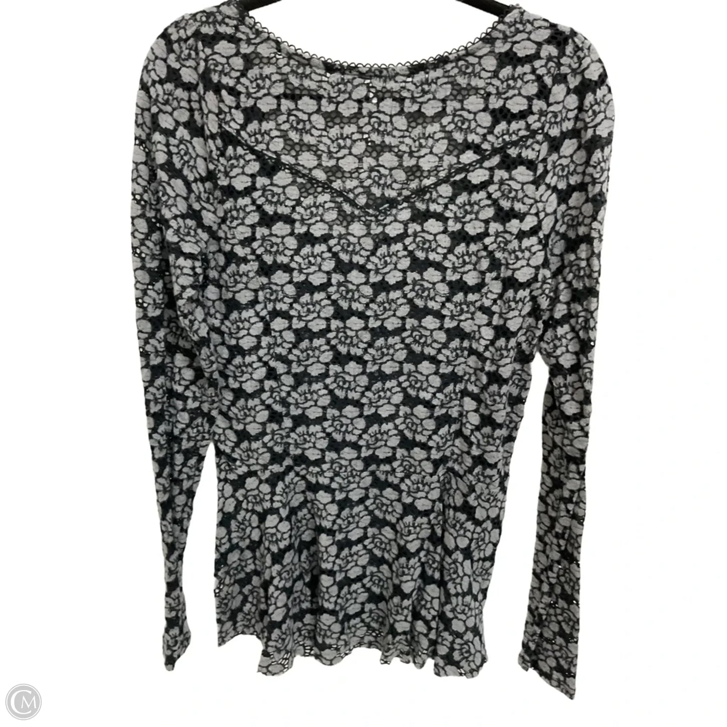 Top Long Sleeve By Free People In Grey, Size: L