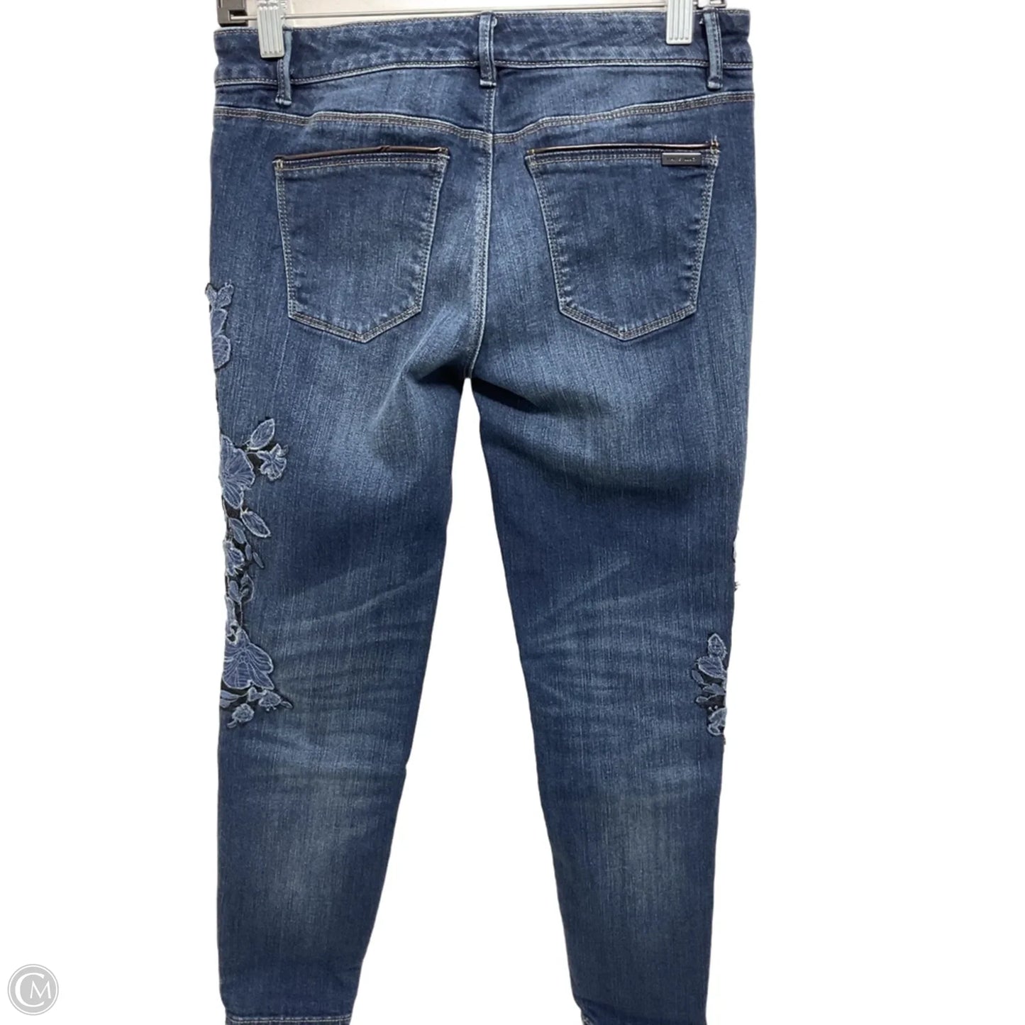 Jeans Skinny By White House Black Market In Blue Denim, Size: 4