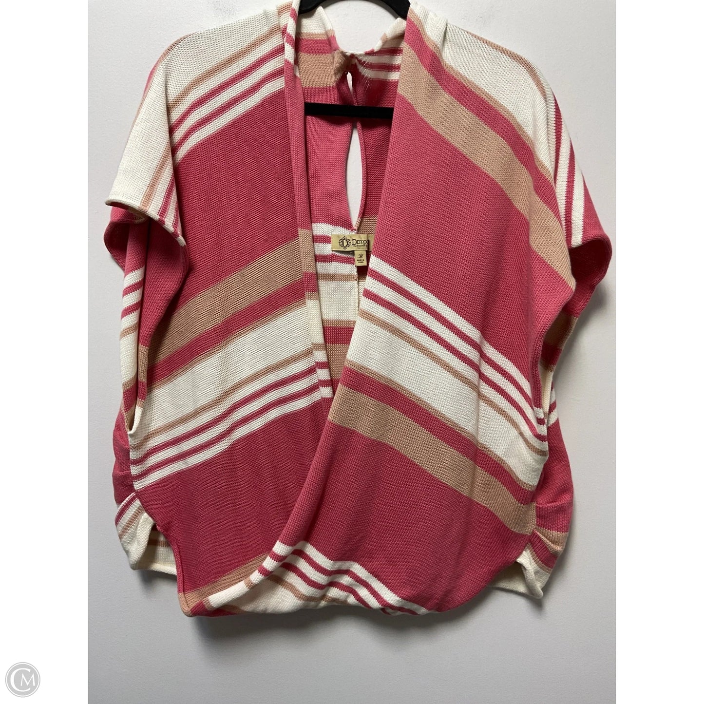 Sweater By Democracy In Pink & Tan, Size: M