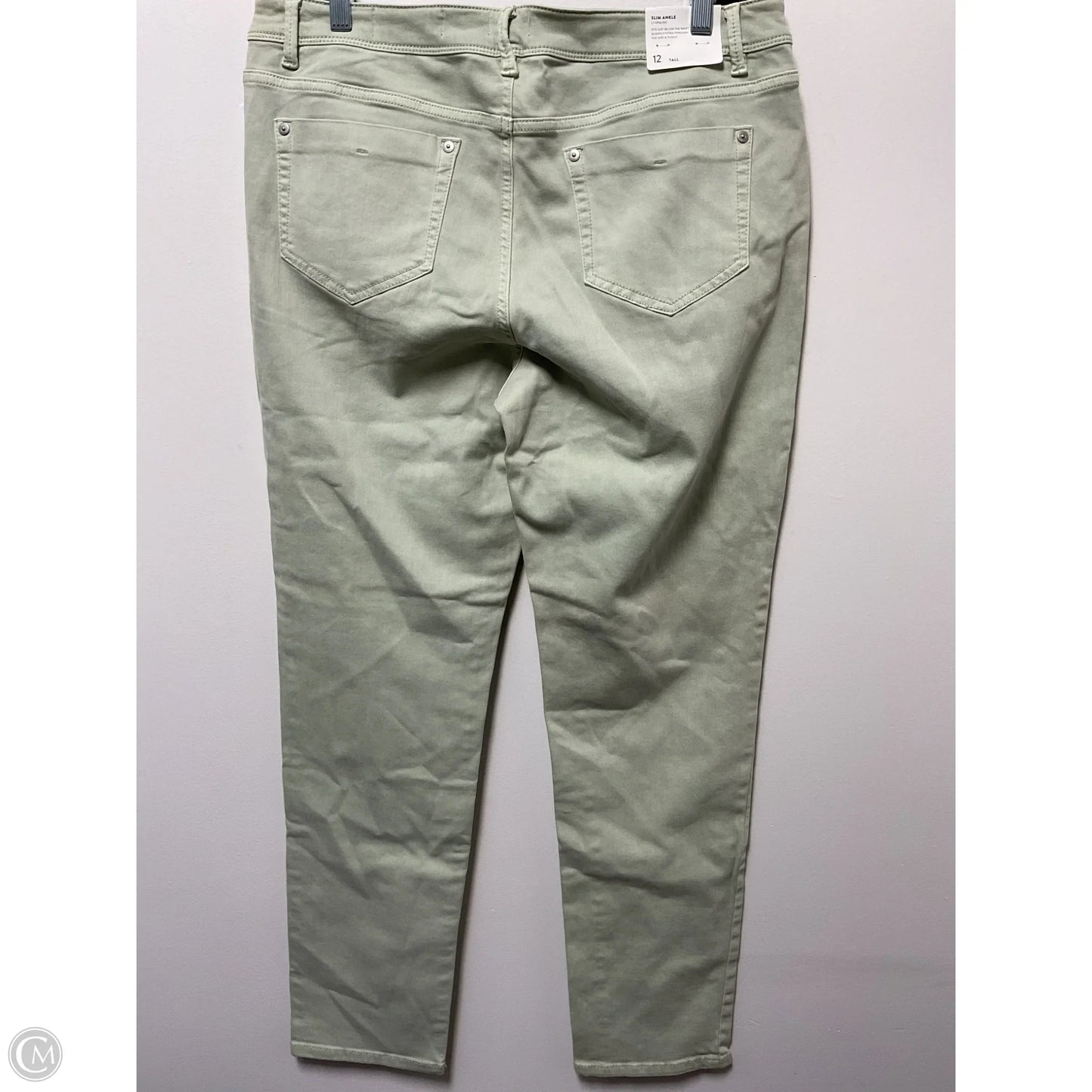 Jeans Straight By J. Jill In Green, Size: 12