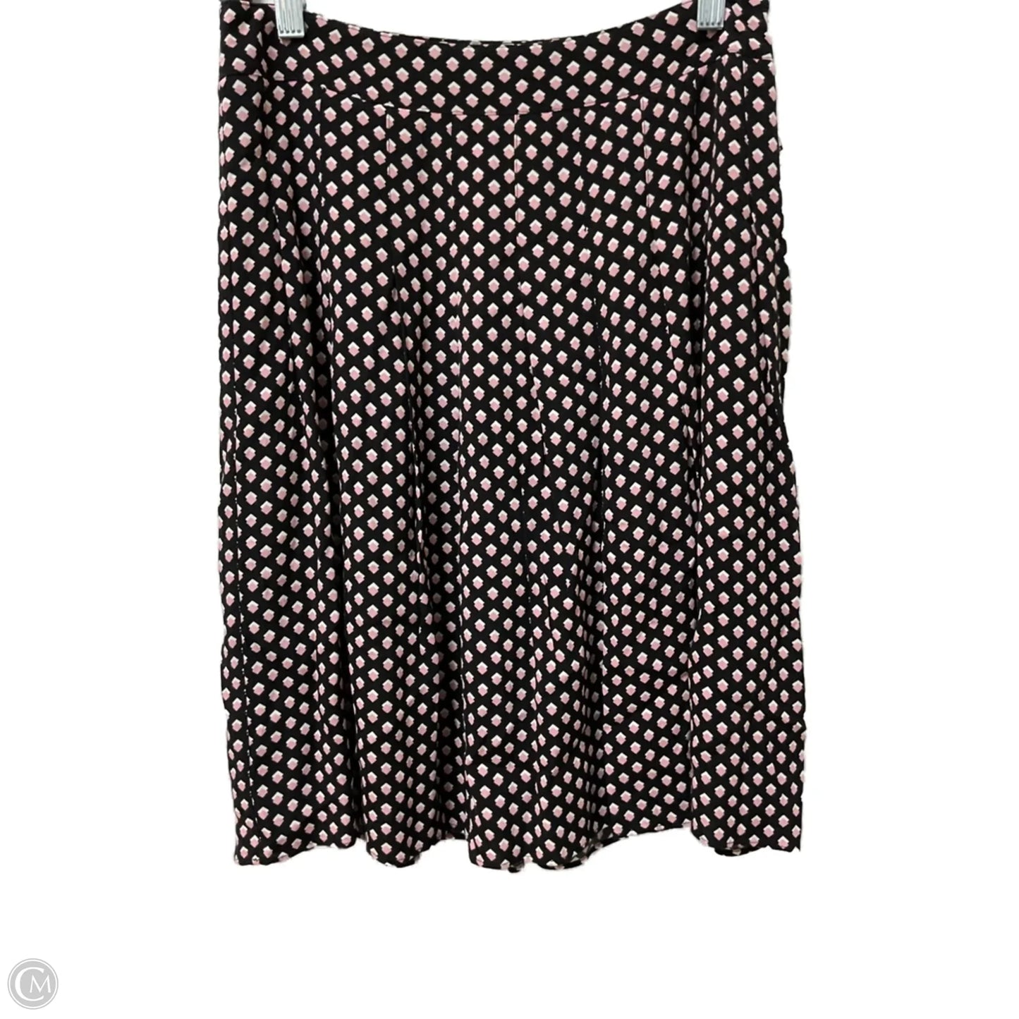 Skirt Midi By Talbots In Black & Pink, Size: 2p