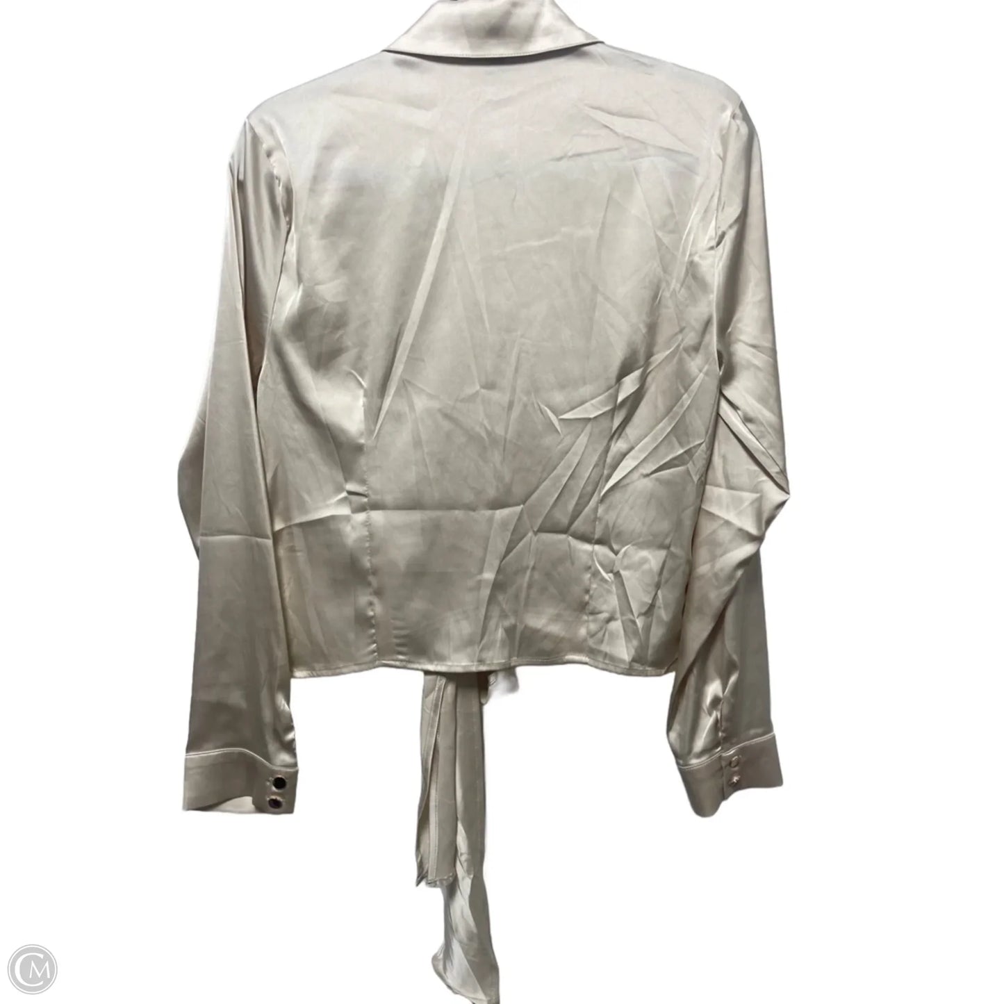 Blouse Long Sleeve By Windsor In Cream, Size: L