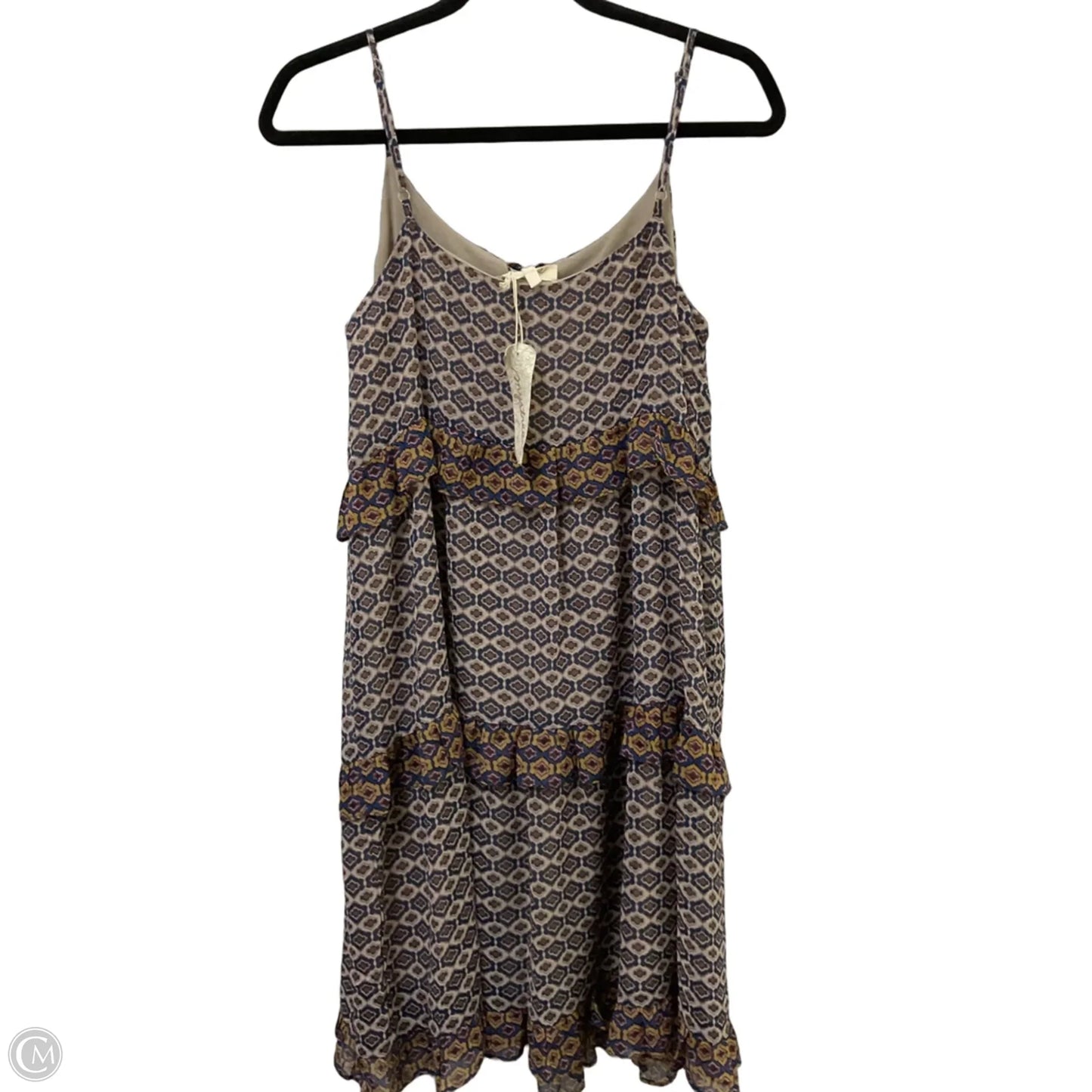 Dress Casual Short By Mystree In Blue & Tan, Size: S