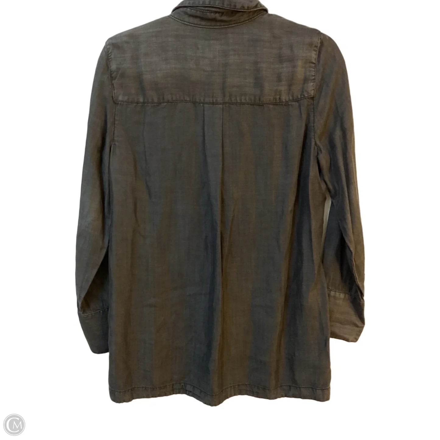Tunic Long Sleeve By Chicos In Black, Size: S